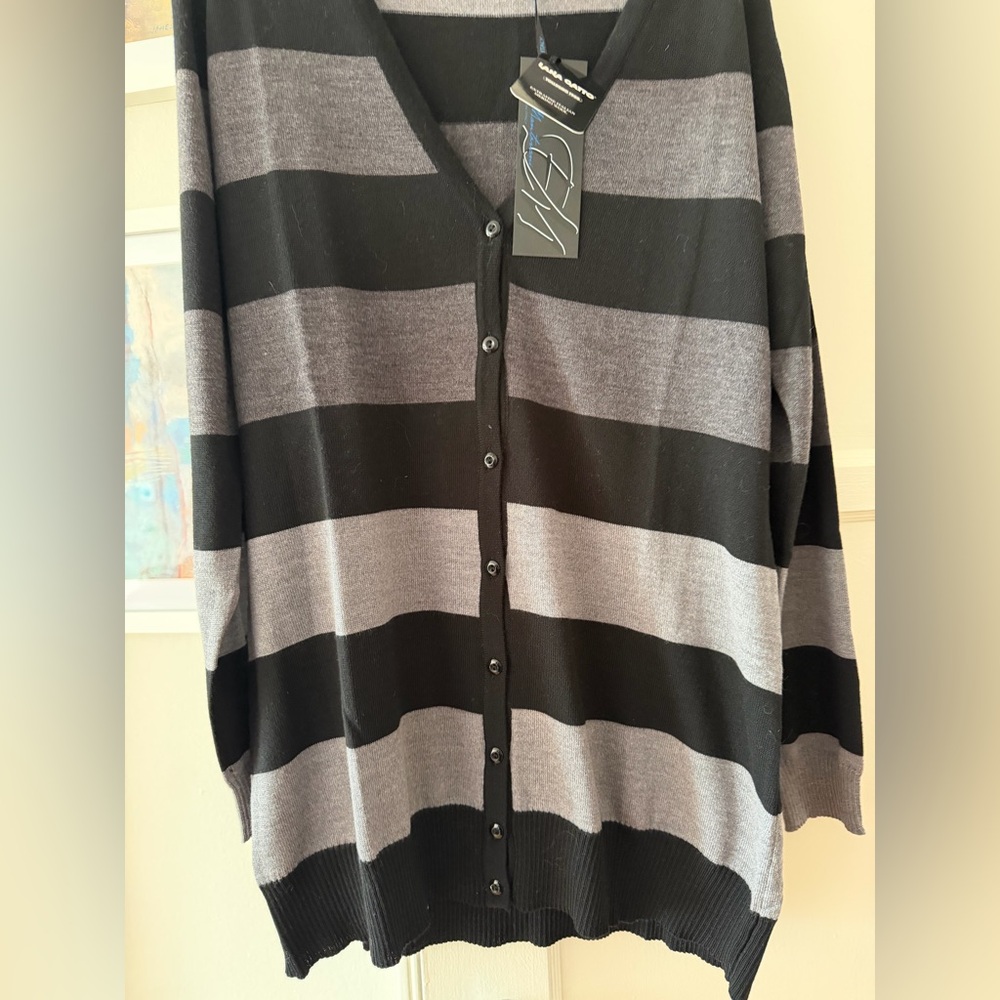 Lana Gotto sweater made in Italy of extra fine Marano wool! NWT!  Size L